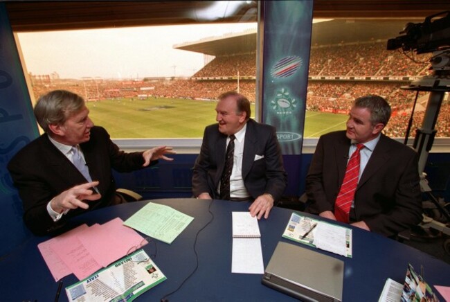 Tom McGurk, George Hook and Brent Pope