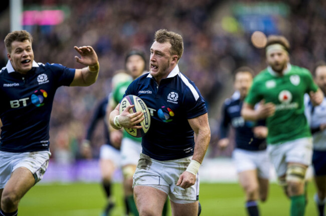 Stuart Hogg scores their second try