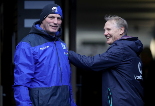 Joe Schmidt with Vern Cotter