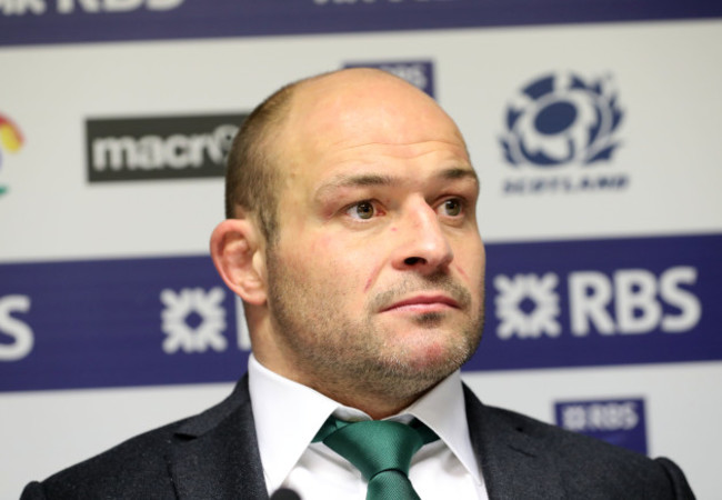 Rory Best at the post match press conference