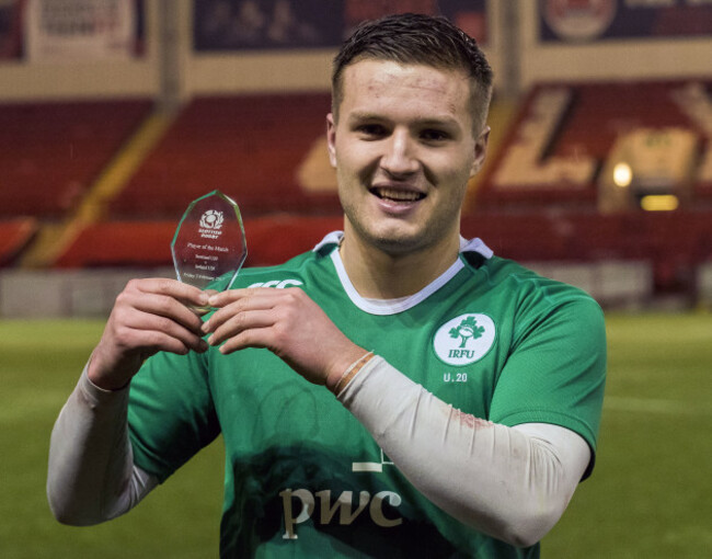 Jonny McPhillips received the man of the match award