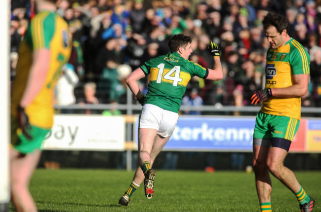 Paul Geaney celebrates his second goal