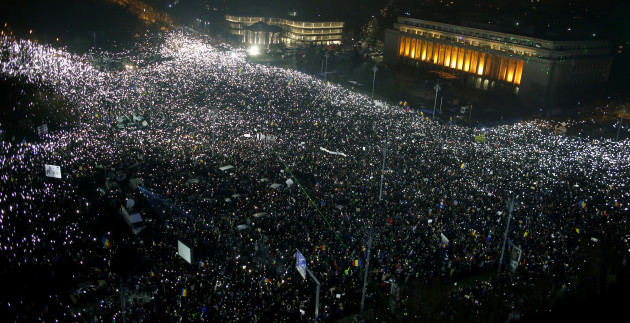 Romania Protest