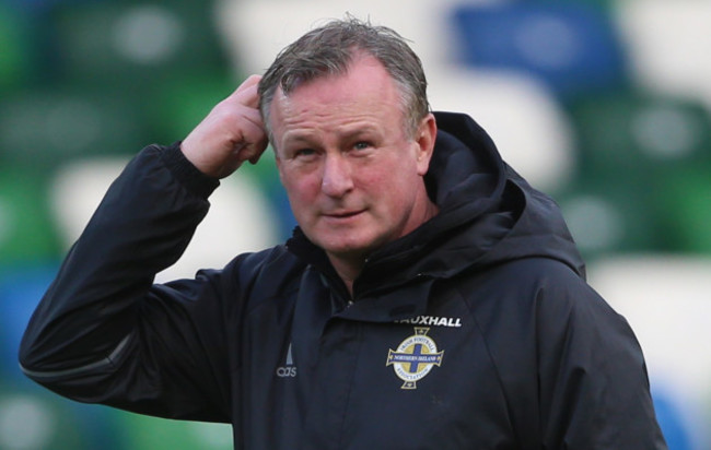 Northern Ireland Training Session and Press Conference - Windsor Park