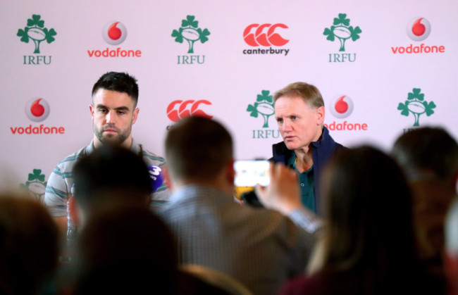 Conor Murray and Joe Schmidt