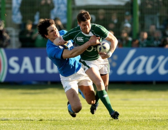 Ronan O'Gara and Alessandro Zanni