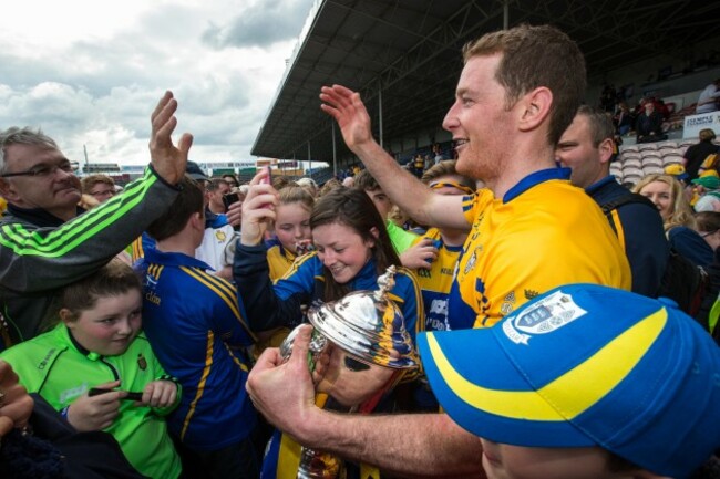 Pat O'Connor celebrates