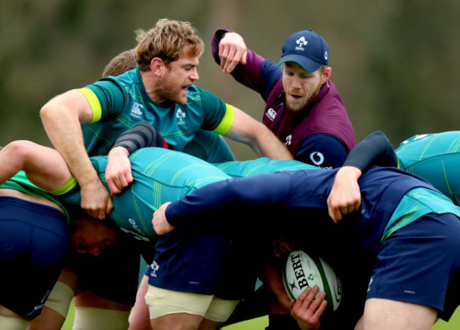 Jamie Heaslip and Simon Easterby