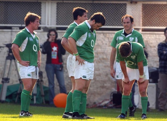 Jerry Flannery, David Wallace, Marcus Horan, Girvan Dempsey and Ronan O'Gara disappointed