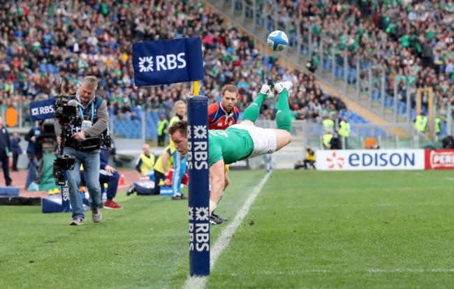 Craig Gilroy goes after a loose ball