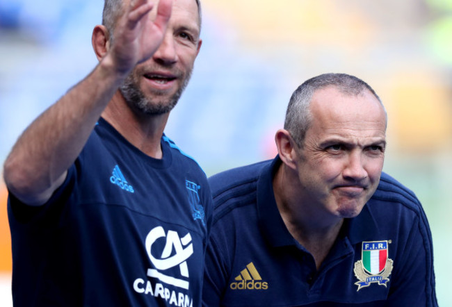 Brendan Venter and Conor O'Shea