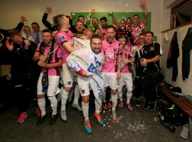 Wexford Youths celebrate winning promotion