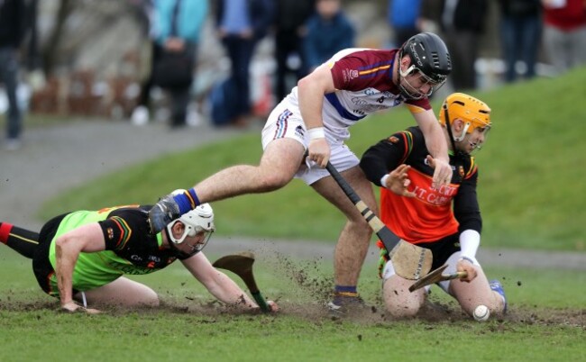 David Gleeson with Enda Rowland and Damien Healy