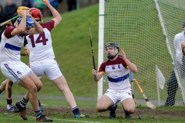 David Gleeson reacts after missing an open goal chance