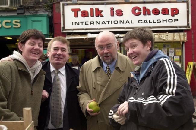 RUAIRI QUINN LABOUR PARTY'S GENERAL ELECTION CAMPAIGN 2002