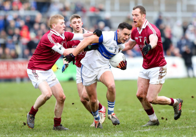 Shane Carthy with Christopher Bradley, Keelan Feeney and Patsy Bradley