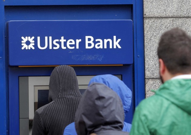 File Photo A NUMBER OF Ulster Bank customers haven’t been paid their wages this morning due to a delay in the system. The bank received a number of complaints this morning from customers that they hadn’t received their wages as per normal. A spokesper