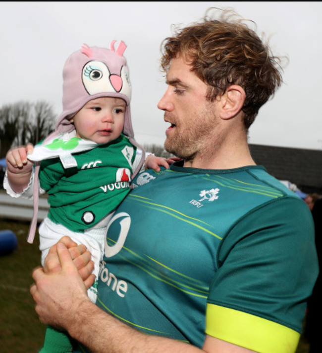 Jamie Heaslip with Isabel Brady