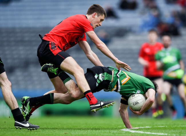 Ciaran Gourley with Colin McGullycuddy