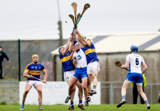 Pauric Mahony and Gavin O'Brien with Tomas Hamill and Joe O'Dwyer