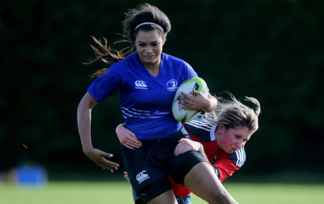 Eimear Corri tackled by Evelyn Buckley