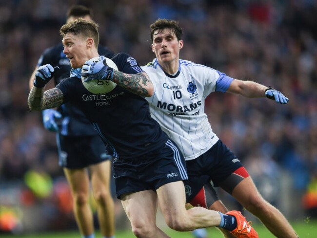 Westport's Phil Keegan with Cathal Hillard