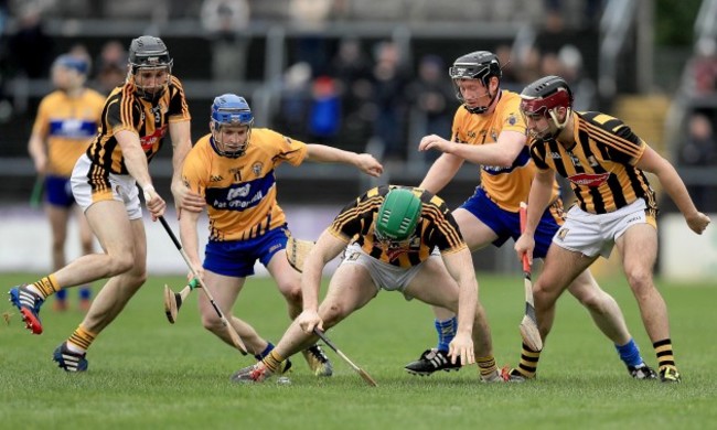 Podge Collins and Jamie Shanahan with Conor Fogarty, Paul Murphy and Richie Hogan