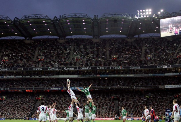 A general view of Ireland vs England in Croke Park
