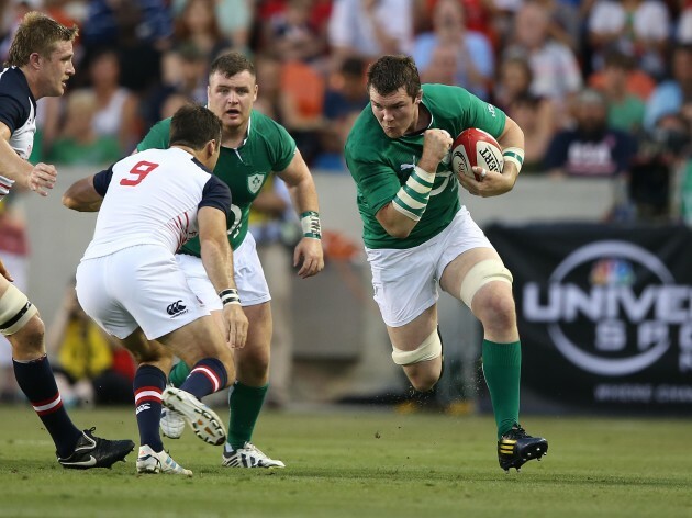 Peter O'Mahony in action against the US in 2013.