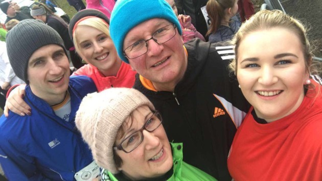 Mairead with her family at the 5K in the Phoenix Park