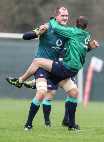 Kieran Marmion and Devin Toner