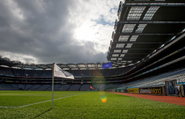 A general view of Croke Park ahead of today's matches