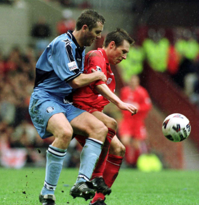 Paul McCarthy and Nick Barmby 8/4/2001