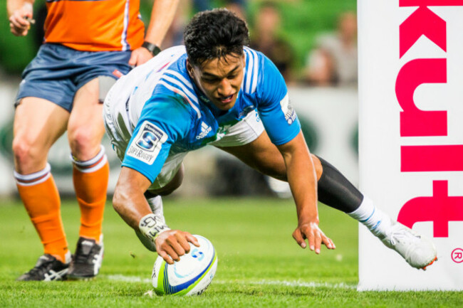 Rieko Ioane scores a try