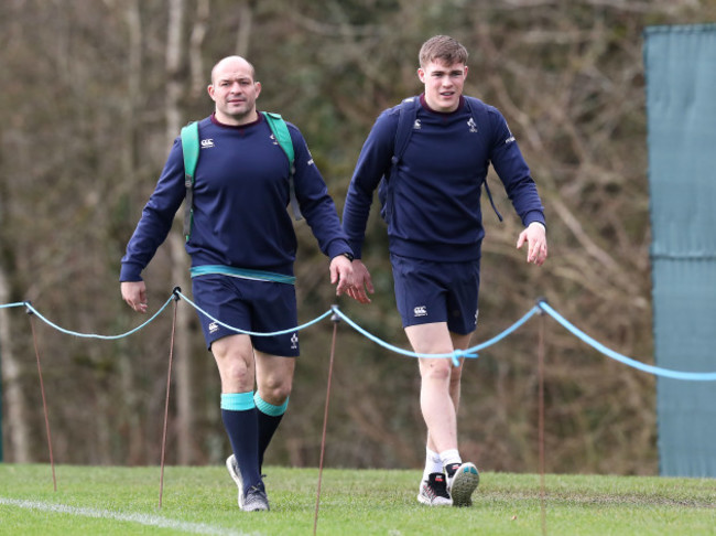 Rory Best and Garry Ringrose