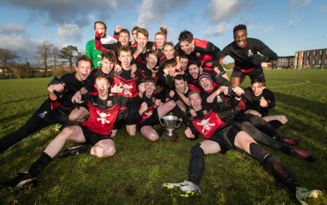 UCC celebrate winning The Collingwood Cup