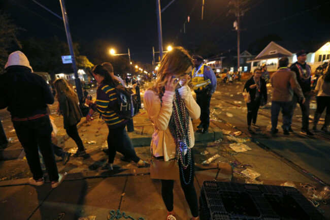 Mardi Gras Car Hits Crowd