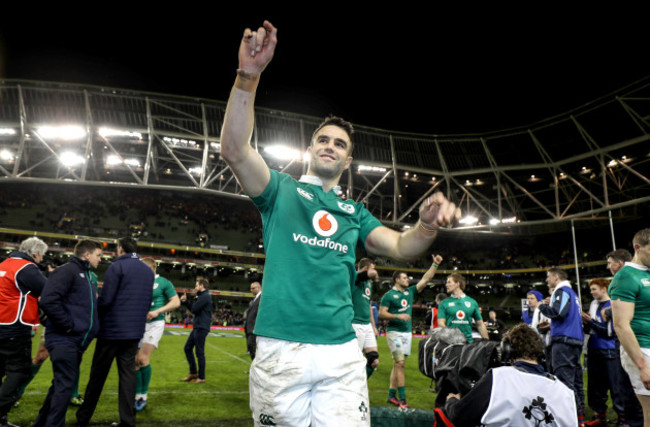 Conor Murray celebrates winning