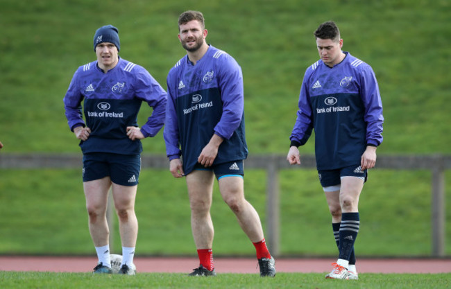 Jaco Taute, Rory Scannell and Ronan O'Mahony