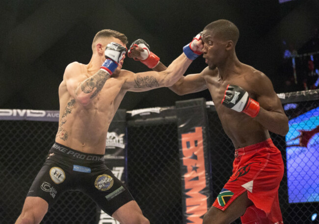 Darren O'Gorman lands a punch