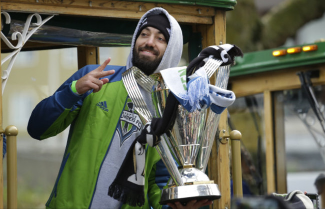 MLS Sounders Celebration Soccer