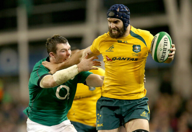 Peter O'Mahony and Scott Fardy 16/11/2013