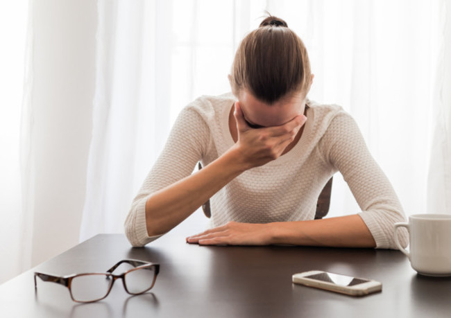 sad worker shutterstock