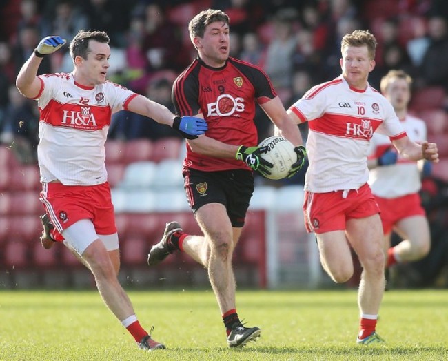 Peter Turley with Carlos McWilliams and Enda Lynn