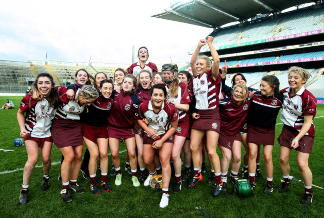 Slaughtneil celebrate after the game