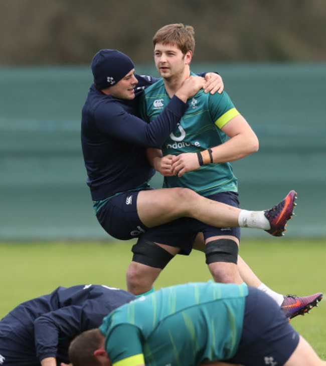 Robbie Henshaw and Iain Henderson