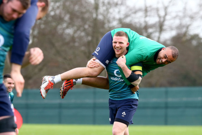 Andrew Conway and Simon Zebo