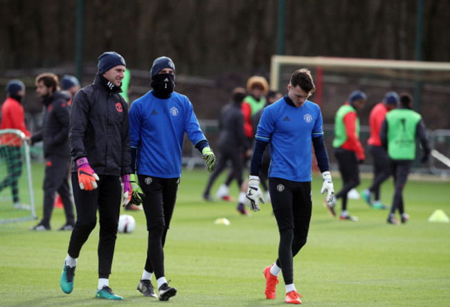 Manchester United Training and Press Conference - Aon Training Complex