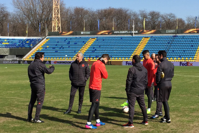 Rostov v Manchester United - UEFA Europa League - Last 16 - First Leg - Manchester United Arrival - Olimp-2 Stadium