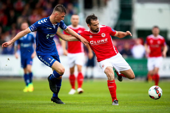 Paudie O'Connor with Christy Fagan